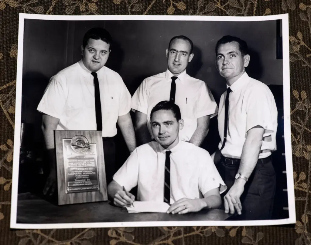 The Pomona Progress-Bulletin’s award-winning sports staff of editor Fred Claire,...