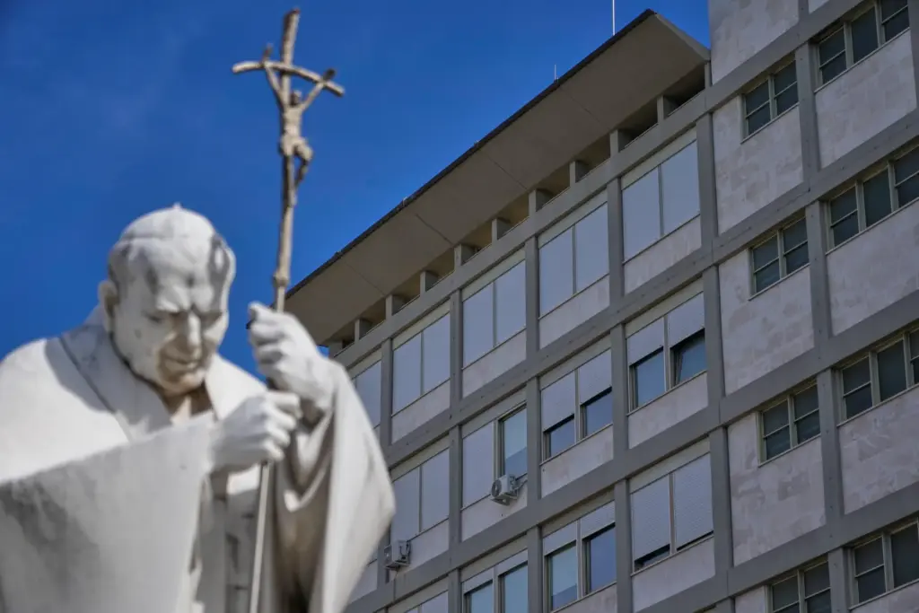 The Agostino Gemelli Polyclinic where Pope Leo XIV will undergo lung surgery.