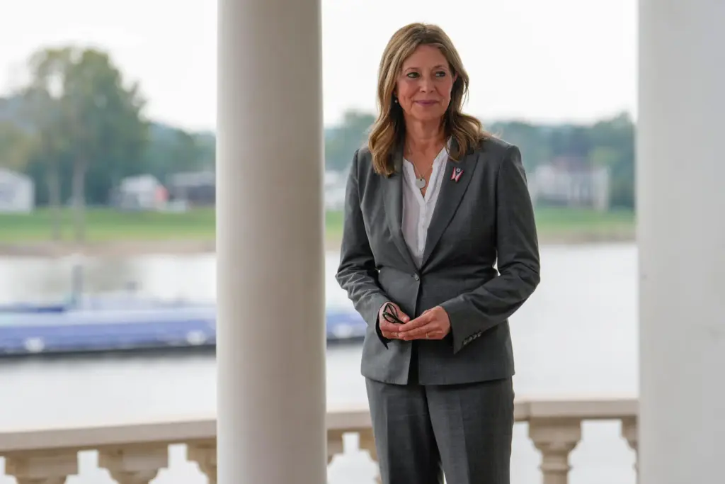 Democratic gubernatorial candidate Dr. Amy Acton participates in a campaign event.