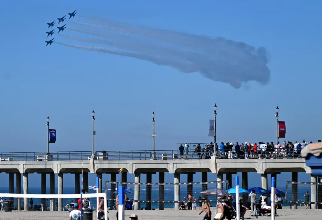 The 10th annual Pacific AIrshow takes flight over Huntington Beach...