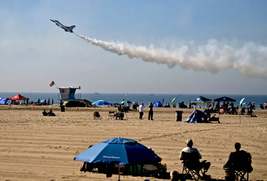 The 10th annual Pacific AIrshow takes flight over Huntington Beach...
