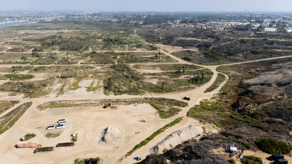 The view inland of the 387-acre Randall Preserve in Costa...