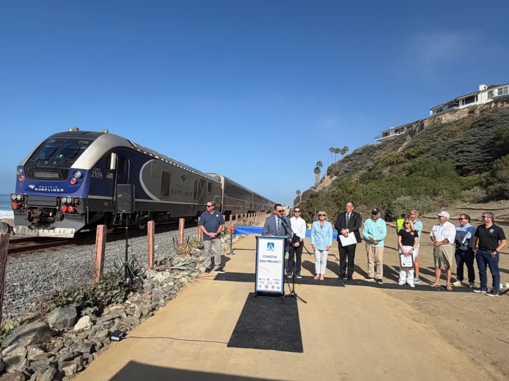 The San Clemente beach trail is now fully open, with...