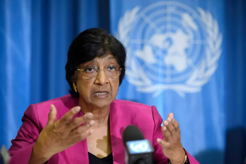 UN High Commissioner for Human Rights Navi Pillay answers journalists' questions.