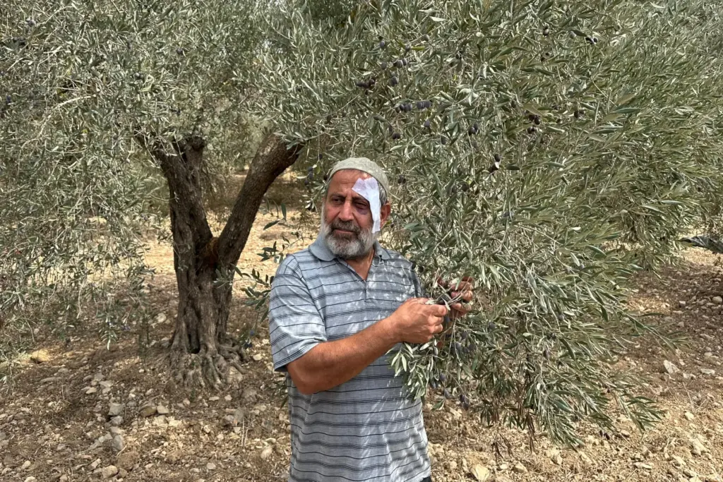 Abel Atif Bazaari speaks to journalists about threats to the...