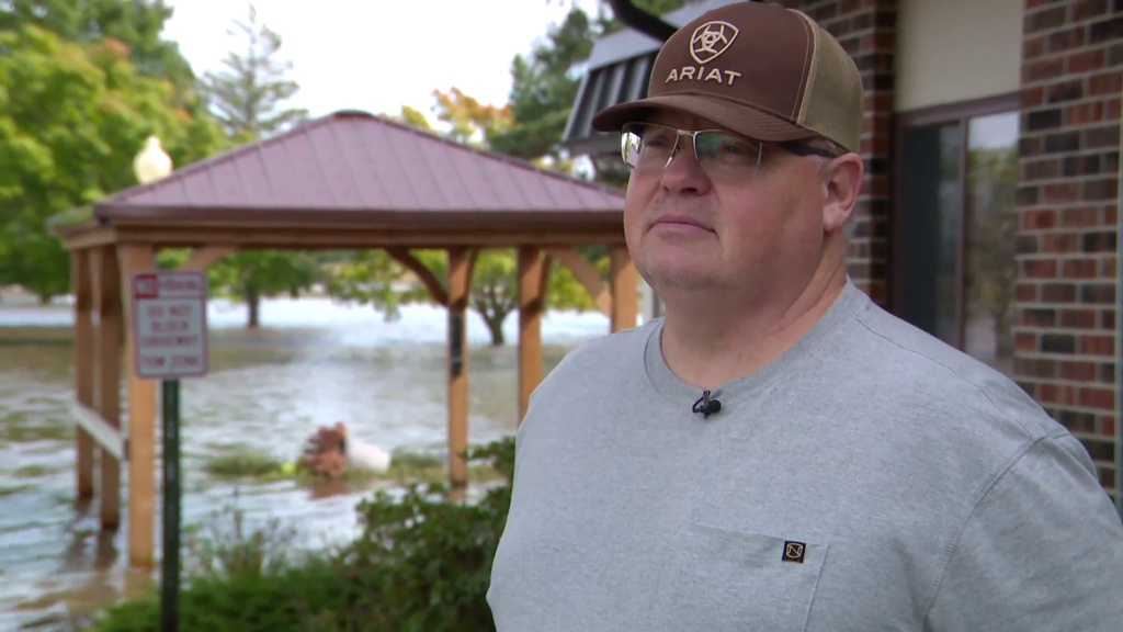 The New Richland Care Center in southeastern Minnesota flooded on Sept. 19.