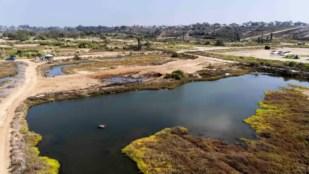 The view inland of the 387-acre Randall Preserve in Costa...