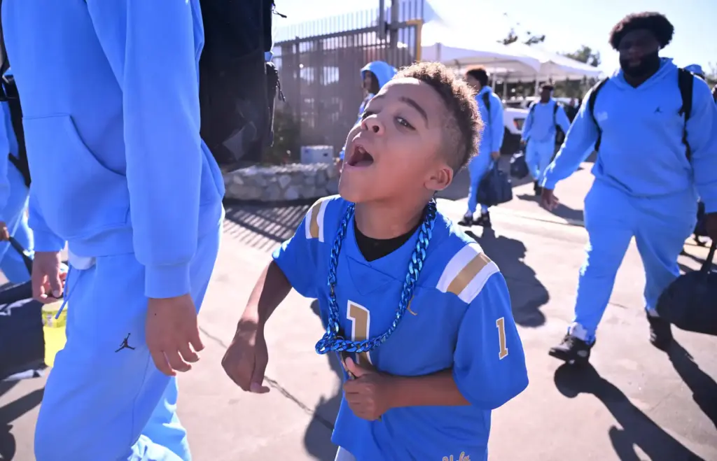 Jackson Berner, 12 years old, a patient at UCLA Mattel...
