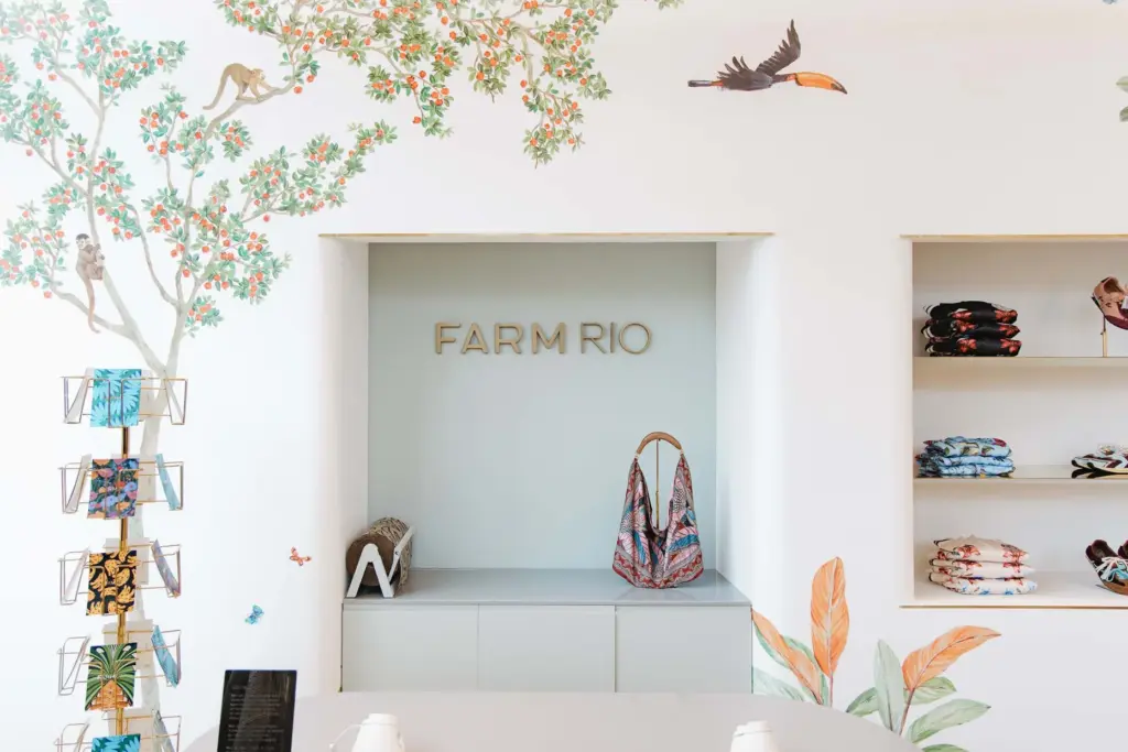 The Brazilian fashion brand Farm Rio opened on Oct. 10...