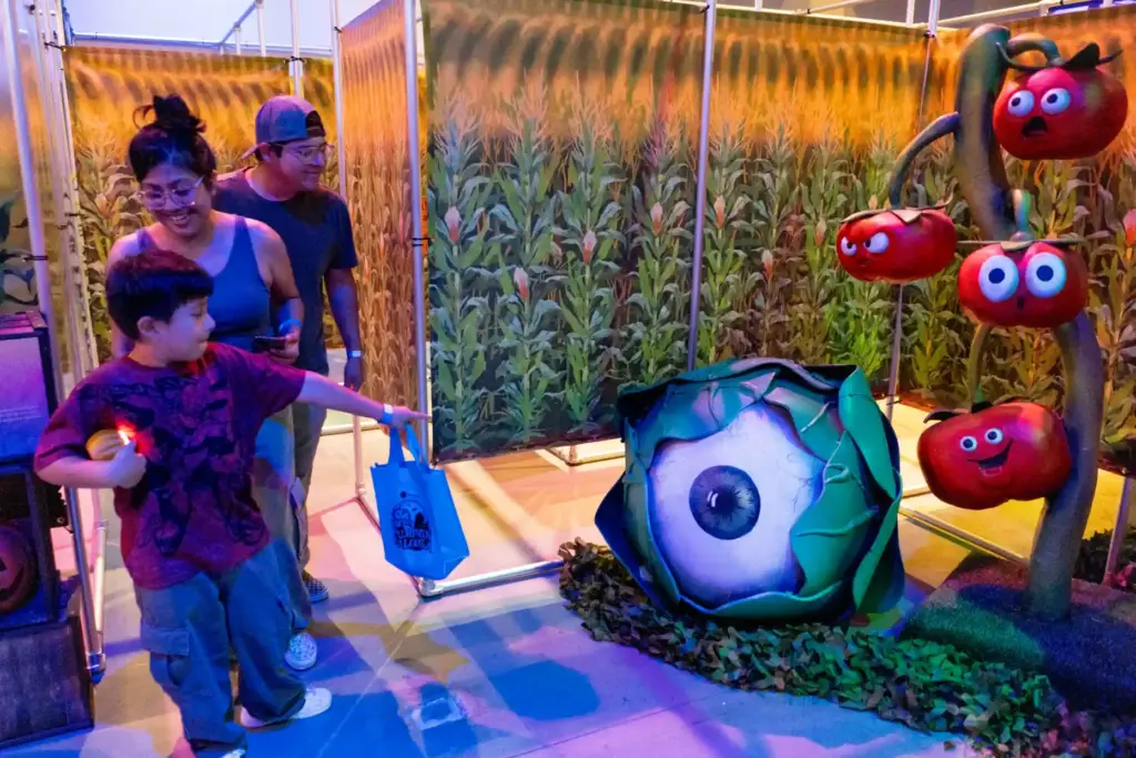 Oliver Castillo calls a display creepy as he exits the...