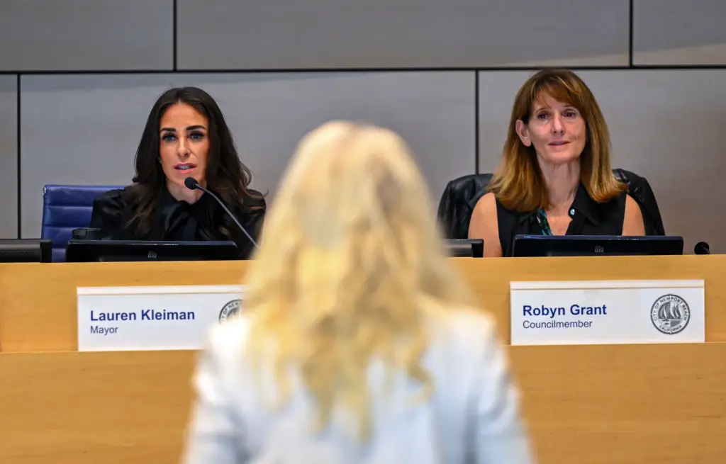 Newport Beach Mayor Lauren Kleiman tells Denys Oberman sheâs over...
