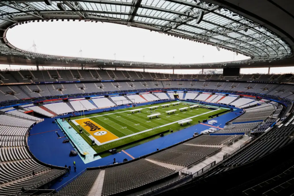A general view of the Stade de France with NFL...