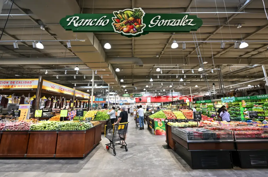 Opening day of Mercado GonzÃ¡lez Northgate Market in La Habra...