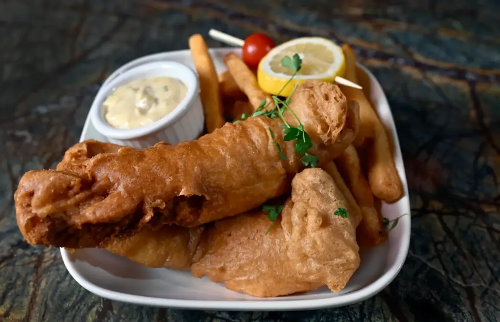 Fish & Chips is a classic combination of crispy fried...