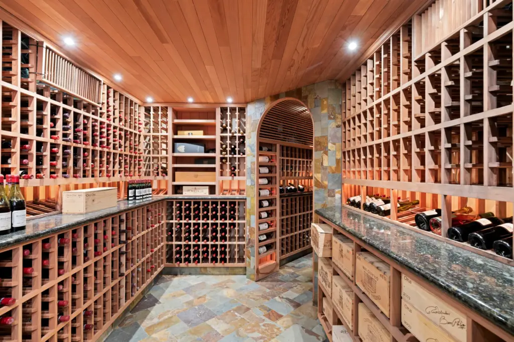 The wine cellar. (Photo by Chris Snitko, Modern Take Media)